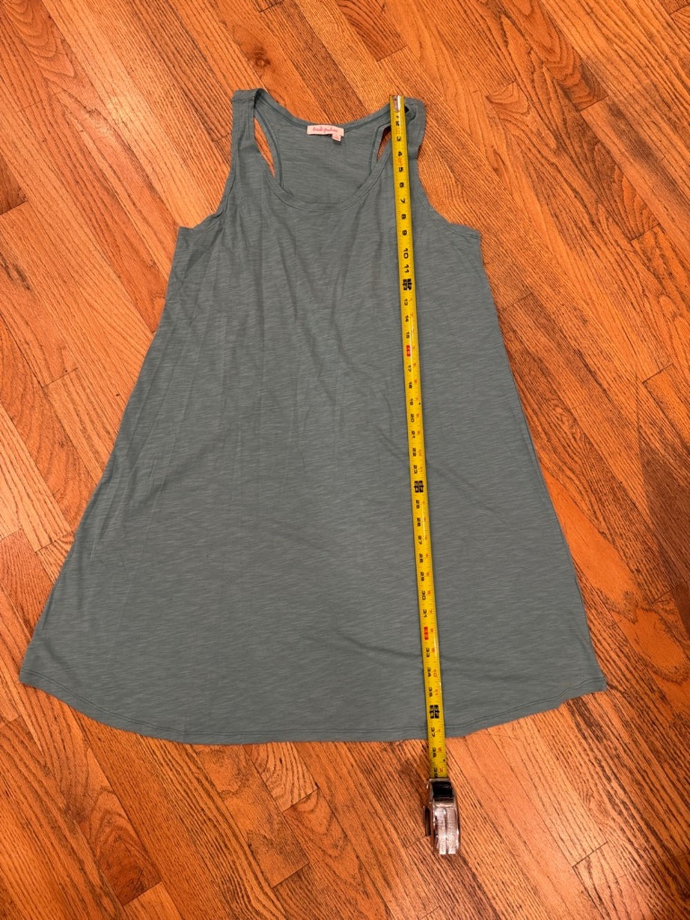 fresh produce Green Racerback Tank Dress - Picture 6 of 7